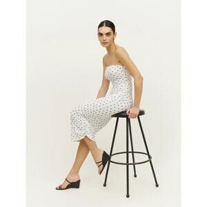 Reformation Shea Knit‎ Tube Midi Dress Strapless Women’s Size Small